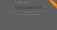 Desktop Screenshot of hoteloccidental-sandiego.com